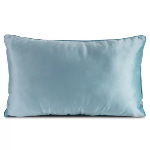 Gaja3 téglalap alakú bársony díszpárna Tengerkék 30x50 cm