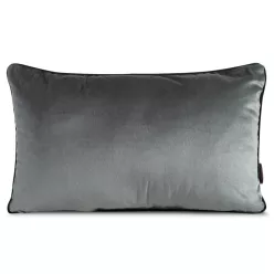   Gaja3 téglalap alakú bársony díszpárna Acélszürke 30x50 cm