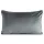 Gaja3 téglalap alakú bársony díszpárna Grafit 30x50 cm
