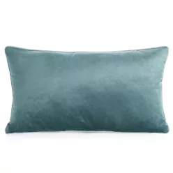   Gaja3 téglalap alakú bársony díszpárna Sötétkék 30x50 cm