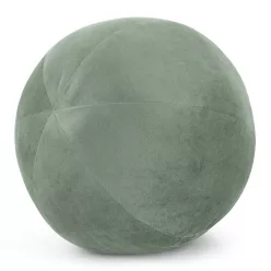 Gaja4 gömb alakú bársony díszpárna Világos menta