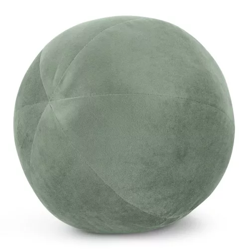 Gaja4 gömb alakú bársony díszpárna Világos menta