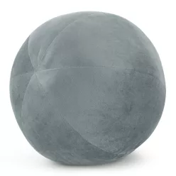 Gaja4 gömb alakú bársony díszpárna Tengerkék