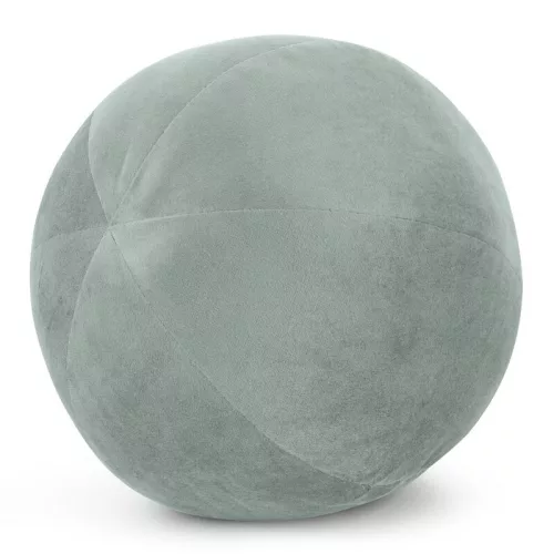 Gaja4 gömb alakú bársony díszpárna Zsálya