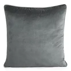 Gaja2 bársony párnahuzat Grafit 60x60 cm