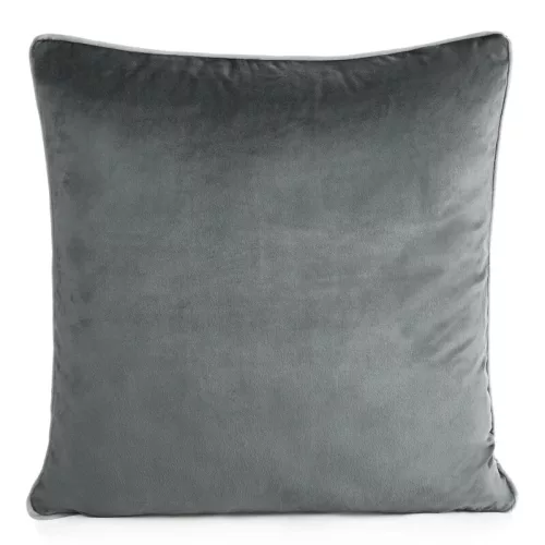 Gaja2 bársony párnahuzat Grafit 60x60 cm