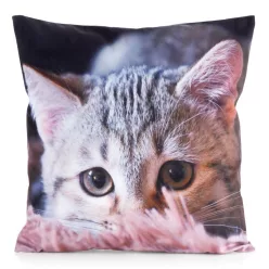 Animal75 cicás párnahuzat Szürke 45x45 cm