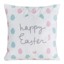 Spring9 húsvéti díszpárnahuzat Fehér 45x45 cm