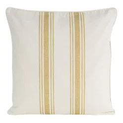 Len díszpárnahuzat Krémszín 50x50 cm