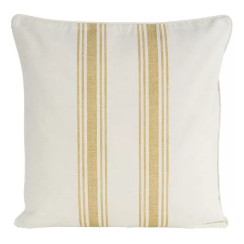 Len díszpárnahuzat Krémszín 50x50 cm