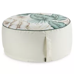   Garden13 kültéri puff vízálló anyagból Krémszín 53x23 cm