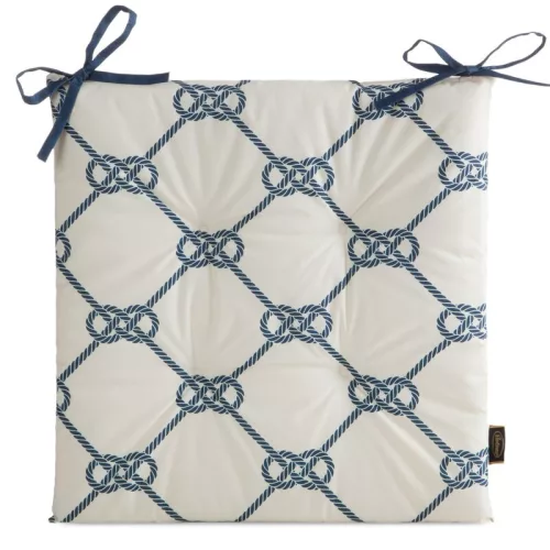 Garden17 kerti székpárna vízálló anyagból tengerész Fehér 43x43 cm