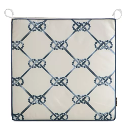 Garden17 kerti székpárna vízálló anyagból tengerész Fehér 42x42x4 cm