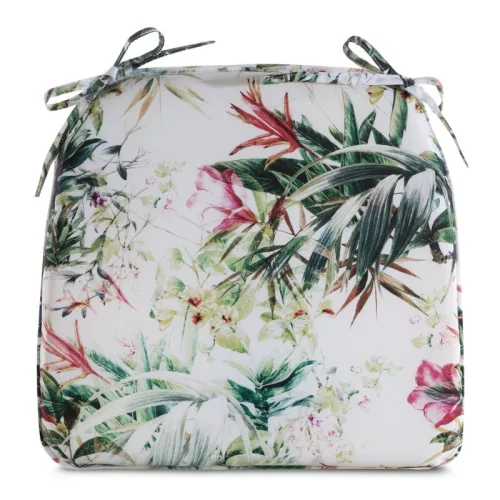 Garden31 kerti székpárna vízálló anyagból Fehér 40x38x4 cm