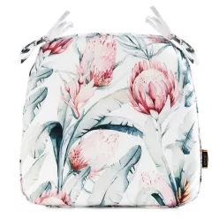   Garden32 kerti székpárna vízálló anyagból Fehér 40x38x4 cm