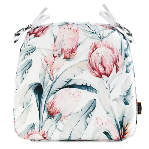 Garden32 kerti székpárna vízálló anyagból Fehér 40x38x4 cm