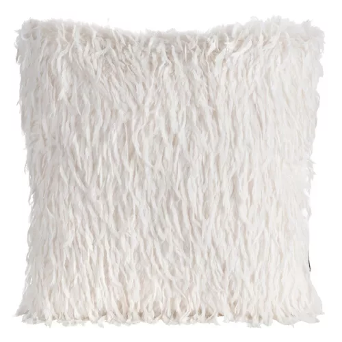 Adore szőrme hatású párnahuzat Fehér 45x45 cm