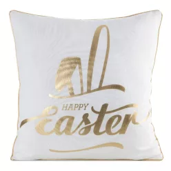 Spring41 húsvéti díszpárnahuzat Fehér 45x45 cm
