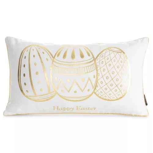 Spring49 húsvéti díszpárnahuzat Fehér 30x50 cm