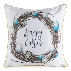 Spring51 húsvéti díszpárnahuzat Fehér 45x45 cm