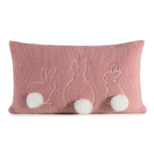 Spring54 húsvéti díszpárnahuzat Pasztell rózsaszín 30x50 cm