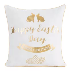 Spring65 húsvéti díszpárnahuzat Fehér 45x45 cm
