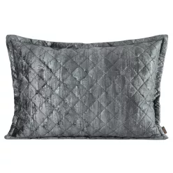 Blink43 bársony párnahuzat Acélszürke 50x70 cm