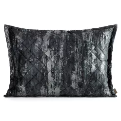 Blink43 bársony párnahuzat Fekete 50x70 cm