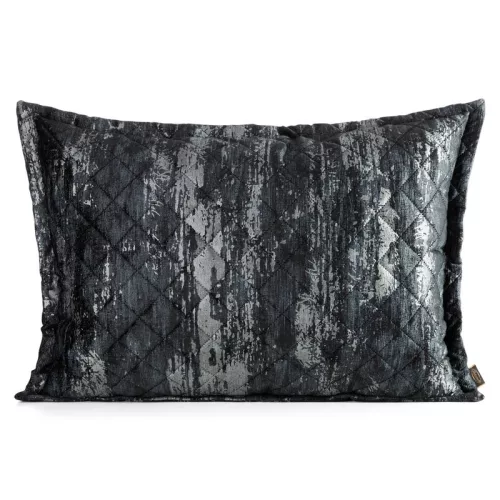 Blink43 bársony párnahuzat Fekete 50x70 cm