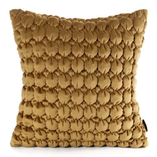 Velvet bársony párnahuzat Mustársárga 45x45 cm