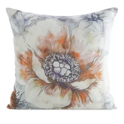 Len44 párnahuzat Krémszín 45x45 cm