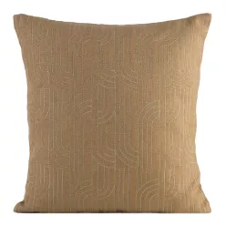   Mila párnahuzat lenvászon szerű anyagból Mézsárga 45x45 cm