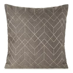   Mila párnahuzat lenvászon szerű anyagból Sötét bézs 45x45 cm