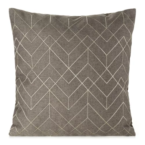 Mila párnahuzat lenvászon szerű anyagból Sötét bézs 45x45 cm