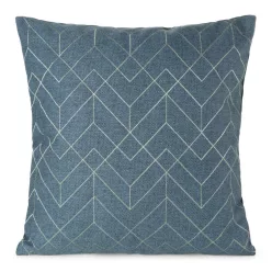 Mila párnahuzat lenvászon szerű anyagból Kék 45x45 cm