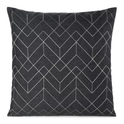   Mila párnahuzat lenvászon szerű anyagból Acélszürke 45x45 cm