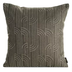 Mila párnahuzat lenvászon szerű anyagból Barna 45x45 cm