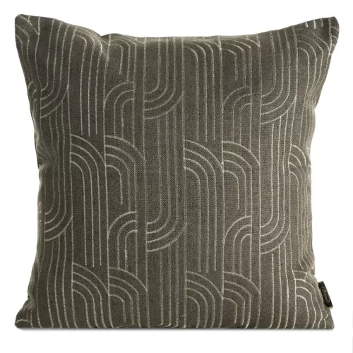 Mila párnahuzat lenvászon szerű anyagból Barna 45x45 cm