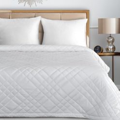 Ria6 bársony ágytakaró Fehér 220x240 cm