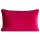 Gaja3 téglalap alakú bársony díszpárna Magenta 30x50 cm