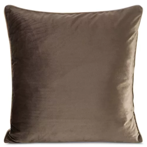 Gaja2 bársony párnahuzat Sötétbarna 60x60 cm