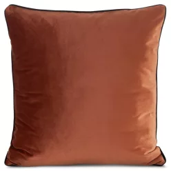 Gaja2 bársony párnahuzat Téglavörös 60x60 cm