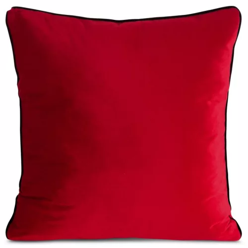 Gaja2 bársony párnahuzat Piros 60x60 cm