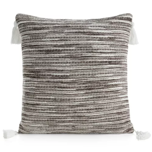 Enid mintás párnahuzat Sötét bézs 45x45 cm