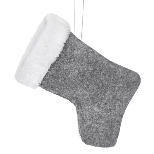 Ozd karácsonyi figura Acélszürke 15 cm
