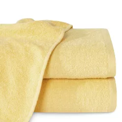   Egyszínű klasszikus törölköző 400 g/m2 Sárga 70x140 cm