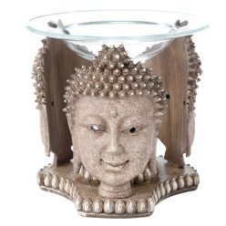   THAI BUDDHA-OLAJ ÉS VIASZÉGETŐ AROMALÁMPA-VIHARVERT KŐHATÁSÚ