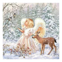 Winter Angel papírszalvéta 33x33cm,20db-os