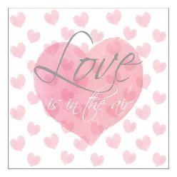 Love Letters papírszalvéta 33x33cm, 20db-os