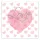 Love Letters papírszalvéta 33x33cm, 20db-os